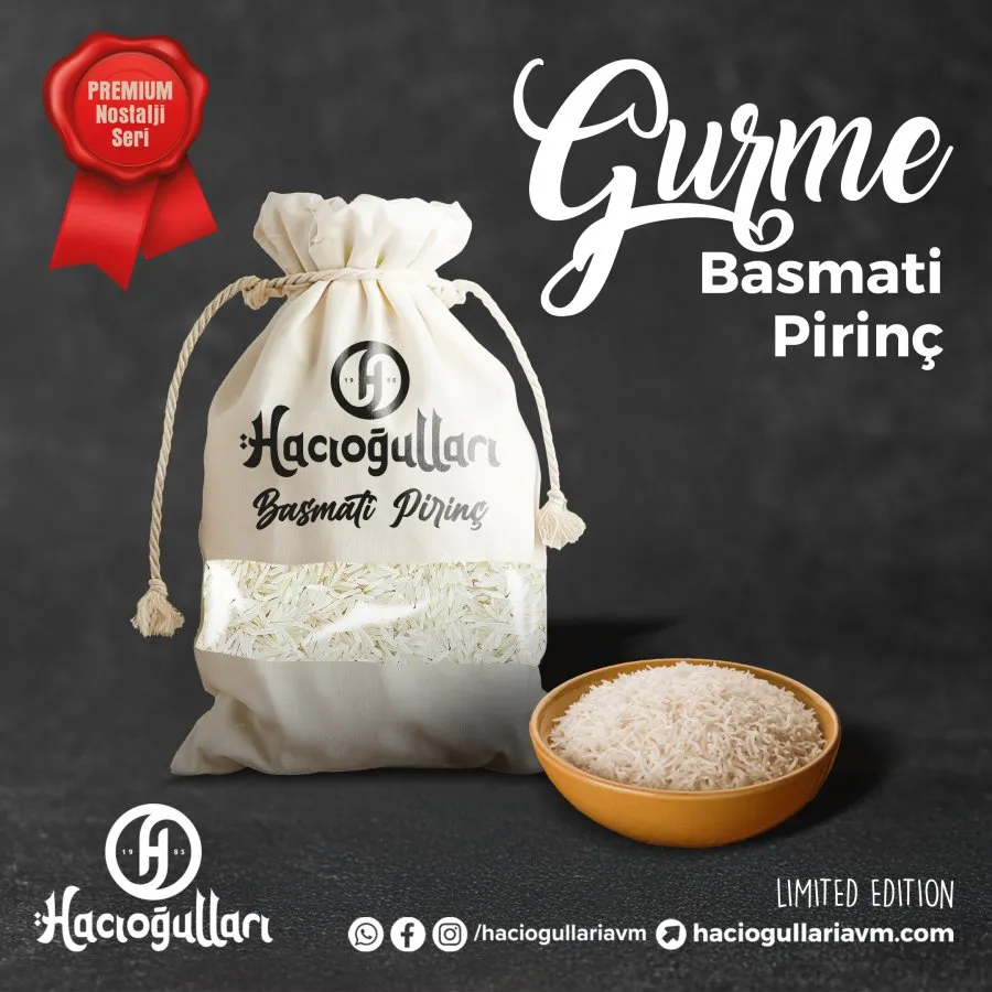 Hacıoğulları Basmati Pirinç 2kg